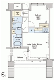 レジディアタワー上池袋 タワー棟 830 間取り図