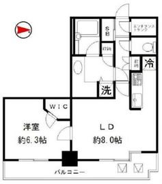 アリビオーレ神楽坂シティタワー 5階 間取り図