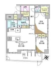 ザ・サンメゾン表参道 1階 間取り図