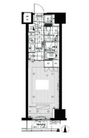 コンパートメント東京中央 6階 間取り図