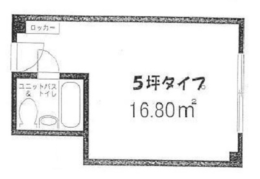 赤坂レジデンシャルホテル 5階 間取り図