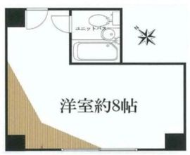 赤坂レジデンシャルホテル 5階 間取り図