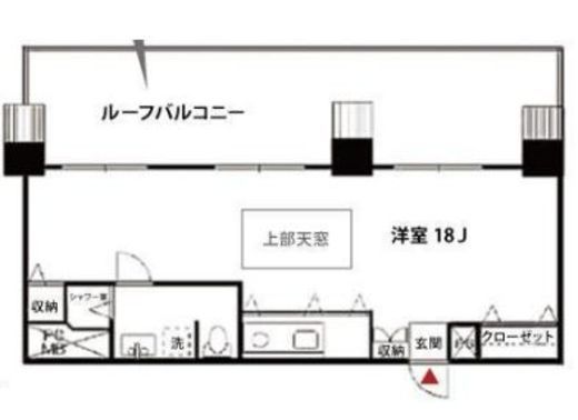 ドミール南青山 8階 間取り図