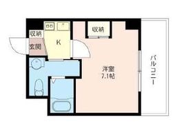 エスティメゾン南麻布 702 間取り図