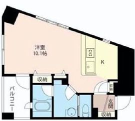 サライ南麻布 202 間取り図