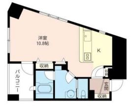 サライ南麻布 802 間取り図