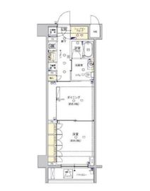 フィース水天宮前 2階 間取り図