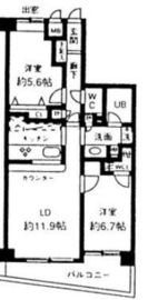 シルフィード南平台 4階 間取り図