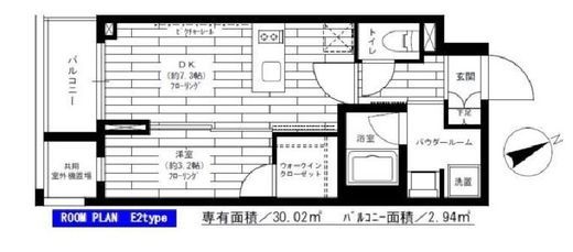 グランドコンシェルジュ六本木 8階 間取り図