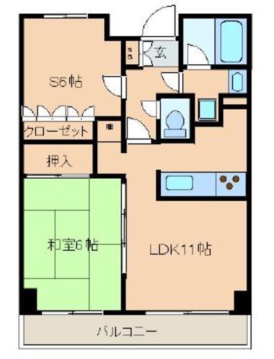 レジディア文京音羽 604 間取り図