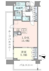 ブリリア神楽坂id 5階 間取り図