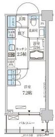 パークアクシス菊川ステーションゲート 1103 間取り図