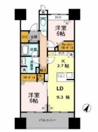 ロイヤルパークスシーサー南千住 203 間取り図