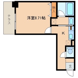 レジディア新川 303 間取り図