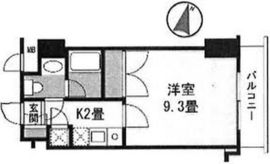 ヒルサイド御殿山 403 間取り図