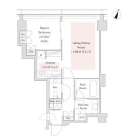 ラ・トゥール青葉台 2802 間取り図