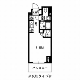 レジディア杉並方南町 117 間取り図