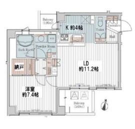 カスタリア三宿 401 間取り図