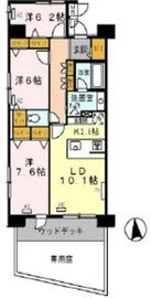 ロイヤルパークス西新井 101 間取り図