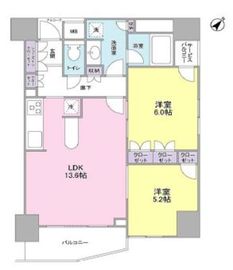 LaSante五反田 509 間取り図