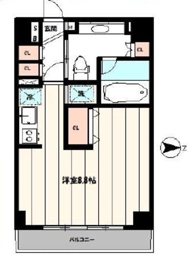 レガリアシティ神田末広町 802 間取り図