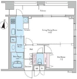 レジディア文京音羽2 905 間取り図