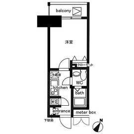 レジディア日本橋人形町2 509 間取り図