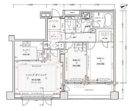 クリオレミントンハウス恵比寿 3階 間取り図