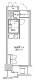 レジデンス代々木スクエア 402 間取り図