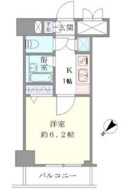 パレステュディオ渋谷ウエスト 5階 間取り図