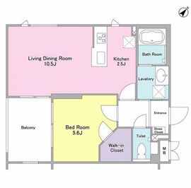 ZEN上目黒 201 間取り図