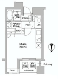 コンフォリア銀座イースト 607 間取り図