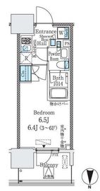 パークキューブ大井町レジデンス 1011 間取り図