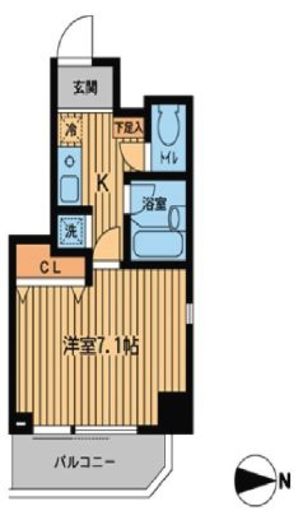 レジデンス西新宿スクエア 604 間取り図