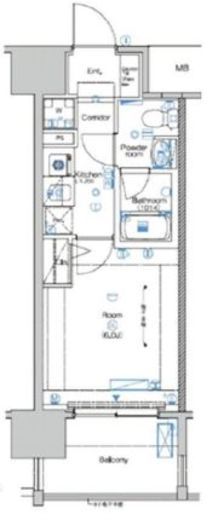 シーフォレシティ芝浦 12階 間取り図