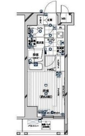 ガリシアヒルズ六本木 15階 間取り図