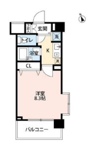 シティベース桜丘 3階 間取り図
