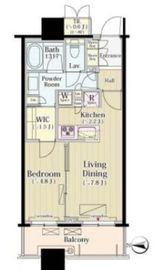 パークタワーグランスカイ 7階 間取り図