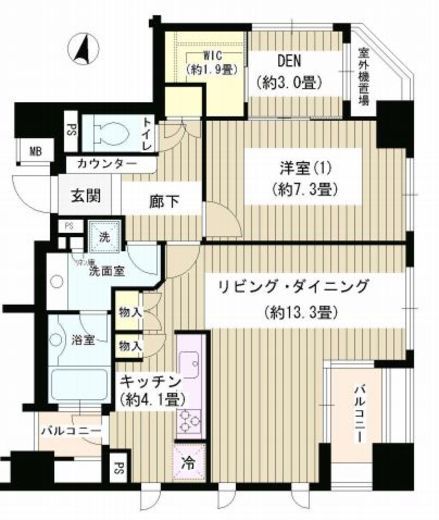 パークホームズ文京白山 9階 間取り図