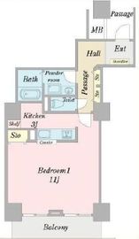 天王洲ビュータワー 2309 間取り図