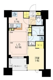 シティハウス四谷津の守坂 2階 間取り図