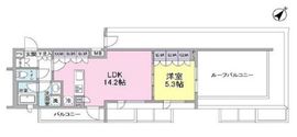 スタイリオ中延2ウエスト 502 間取り図