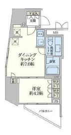 レジディア文京小石川Ⅱ 1101 間取り図