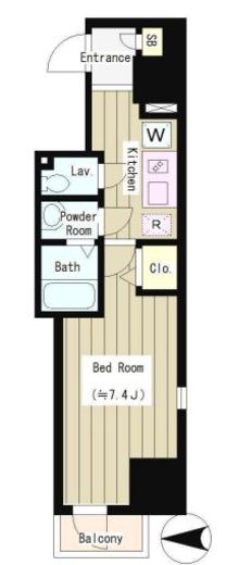 フィラージュ白金 301 間取り図