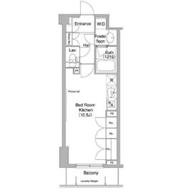 コンフォリア目黒長者丸 213 間取り図