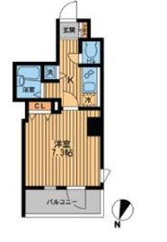 プライムアーバン本郷壱岐坂 203 間取り図