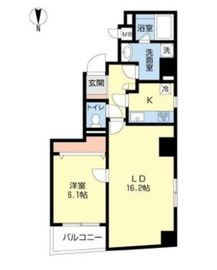 プロシード日本橋堀留町 404 間取り図