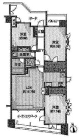 グランシティ祐天寺 4階 間取り図