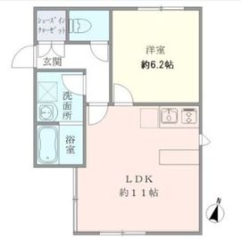 アレーロ中野 401 間取り図