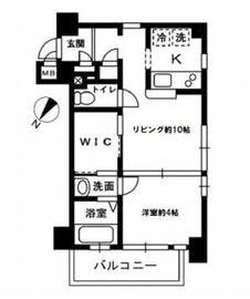 レジディア代々木2 301 間取り図